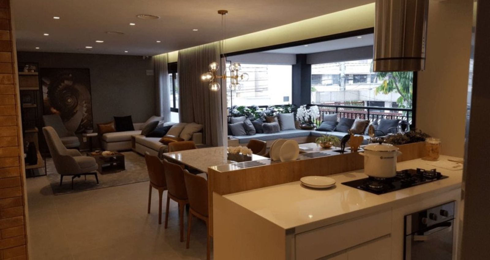 Foto do Decorado | Apto. 157m²