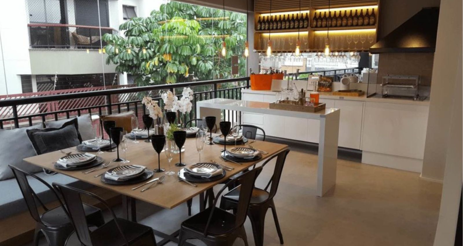 Foto do Decorado | Apto. 157m²