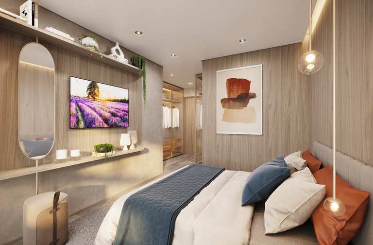 Suíte master 143 m²
