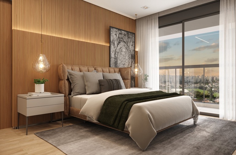 Suíte master ampliada 187 m²
