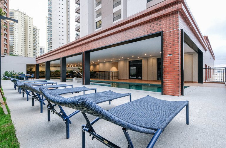 Piscina adulto com raia de 25m