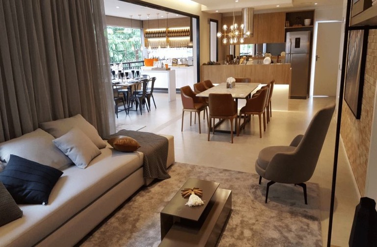 Foto do Decorado | Apto. 157m²