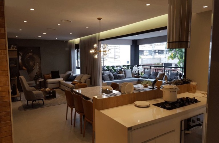 Foto do Decorado | Apto. 157m²