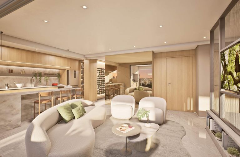 Living - Apto 115 m²