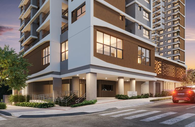 Portaria com Porte-Cochère