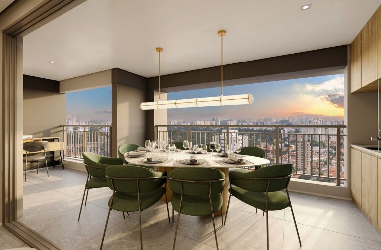 Terraço gourmet - Apto 115 m²