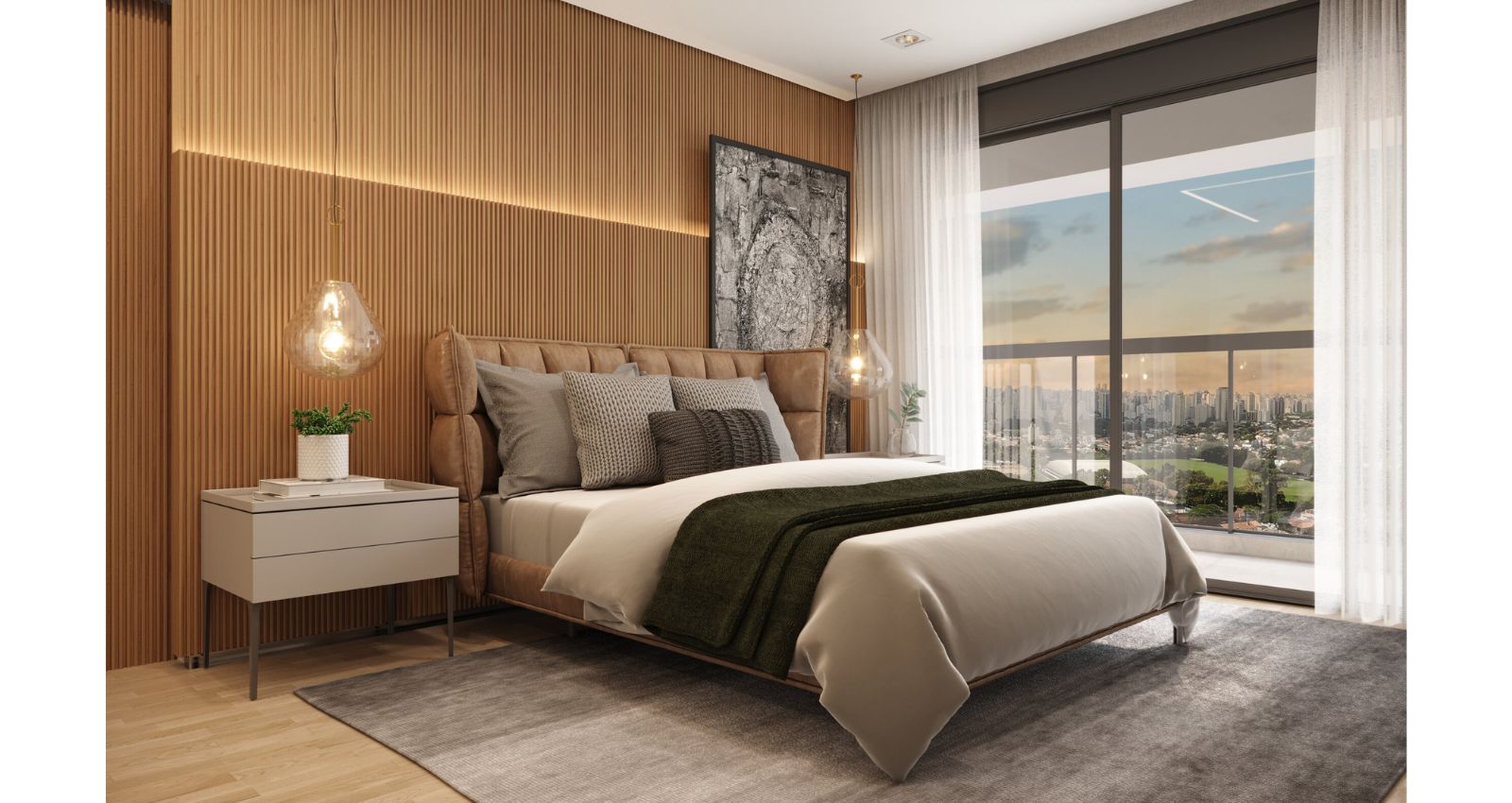 Suíte master ampliada 187 m²