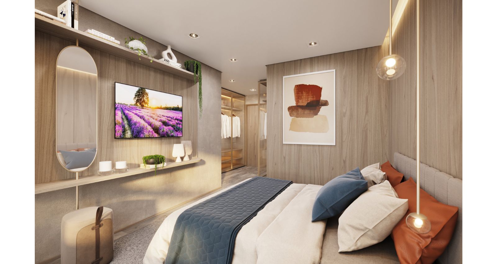 Suíte master 143 m²