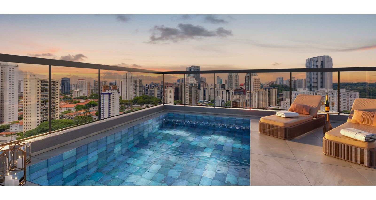 Piso superior do duplex 354 m²