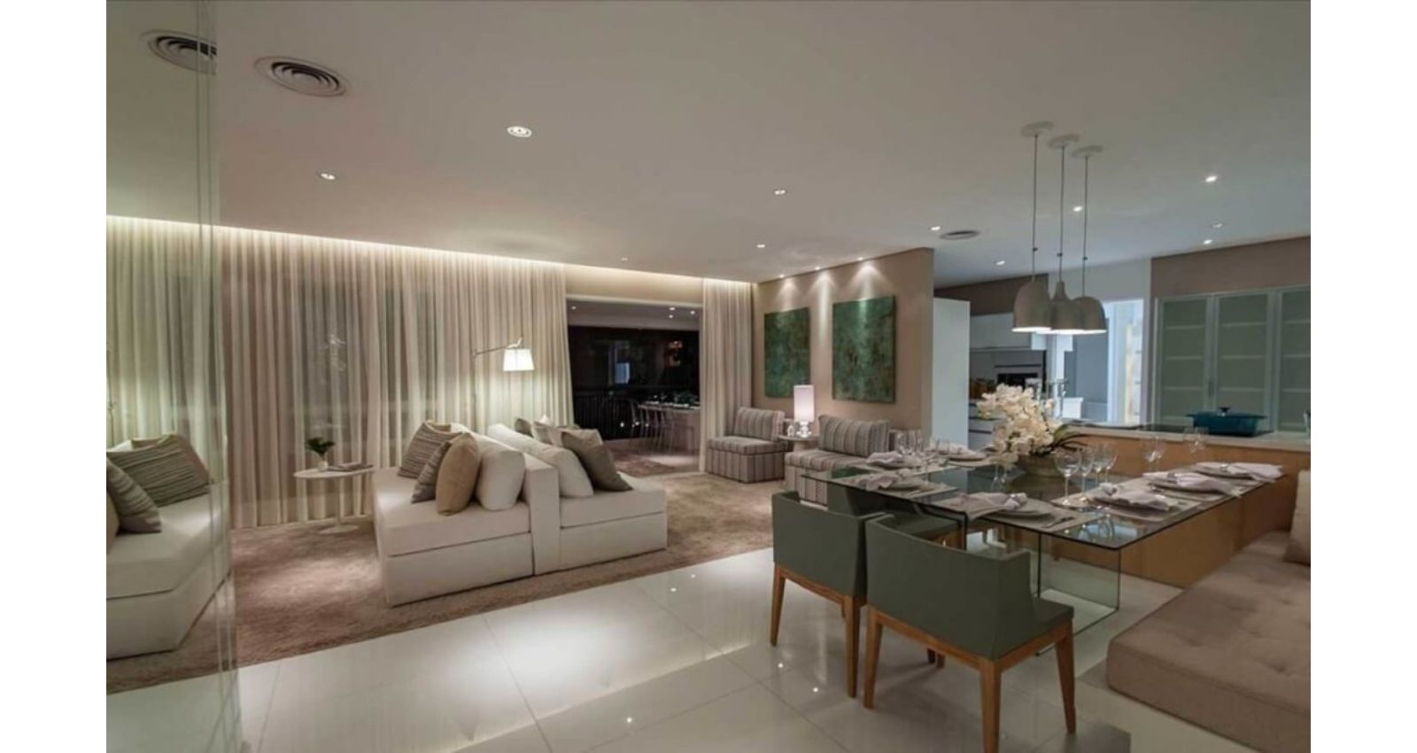 Foto do Decorado | Apto 145m²