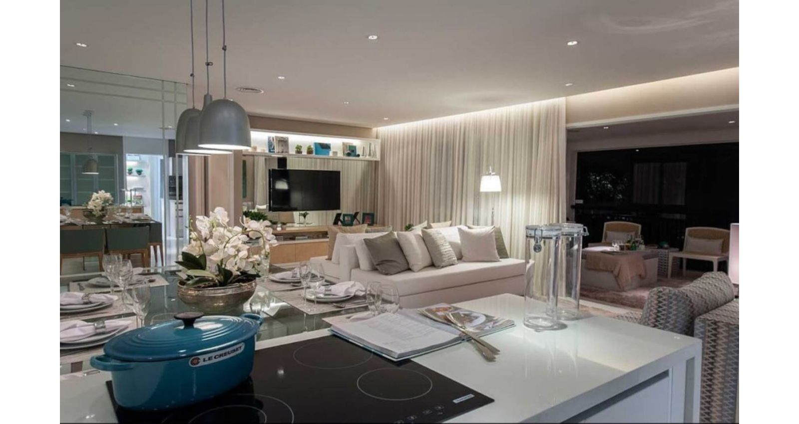 Foto do Decorado | Apto 145m²