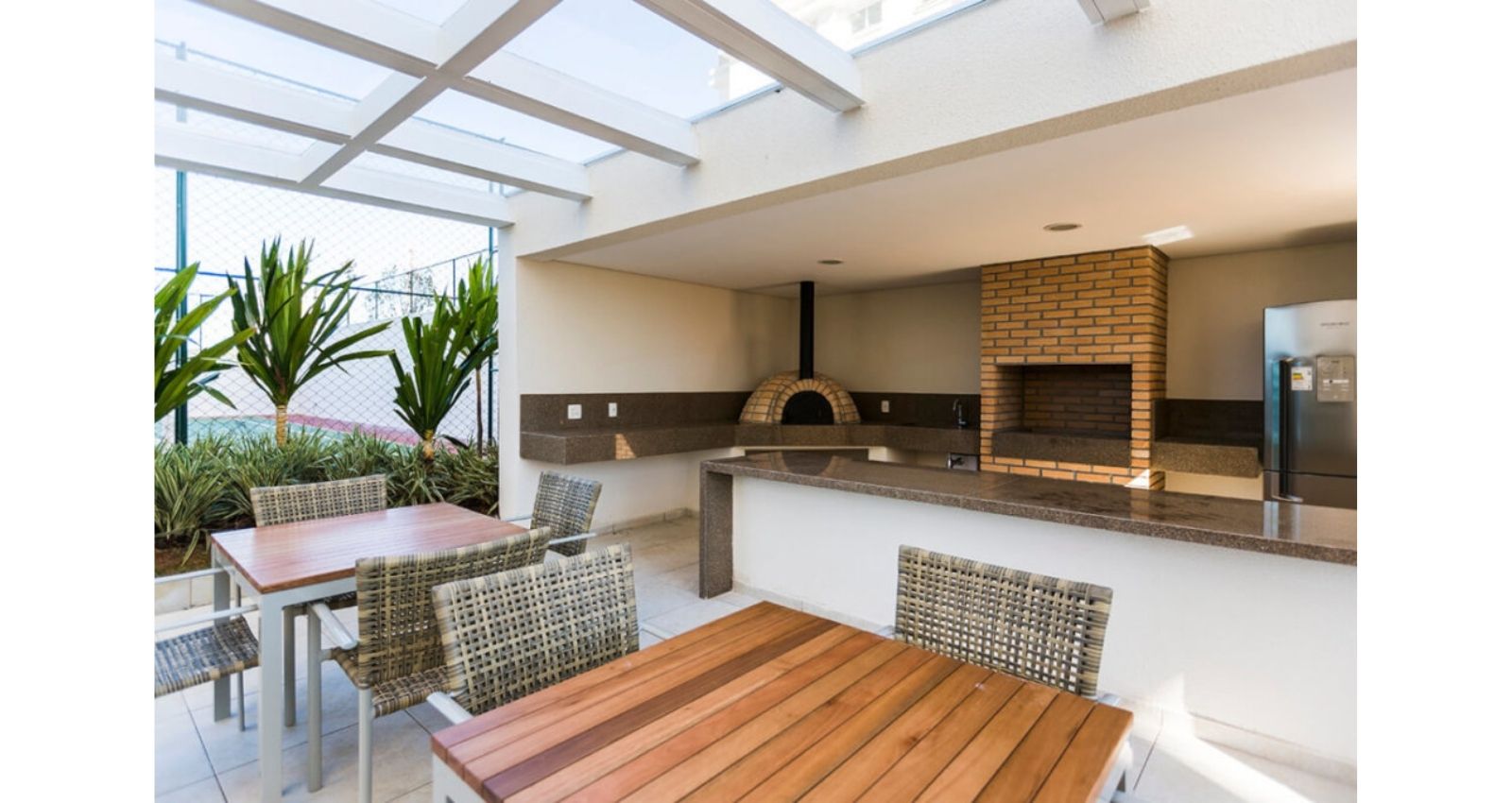 Churrasqueira com Forno de Pizza