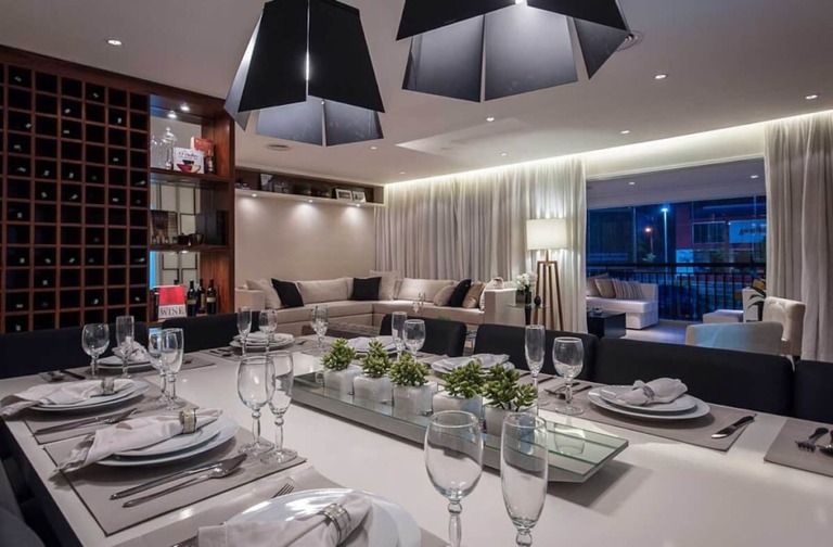 Foto do Decorado | Apto 166m²